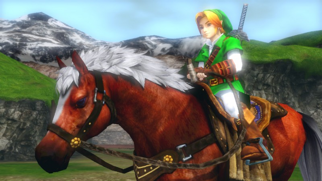 File:Hyrule Warriors Horse Epona of Time (Victory Cutscene OoT).png