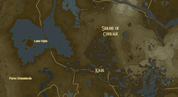 Shrine of Courage location