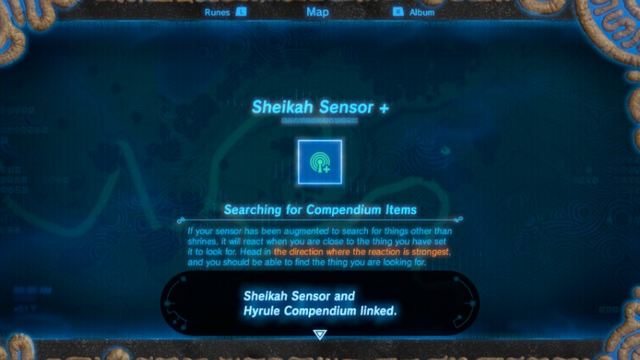 File:Breath of the Wild Sheikah Slate Sheikah Sensor + (Upgrade).png