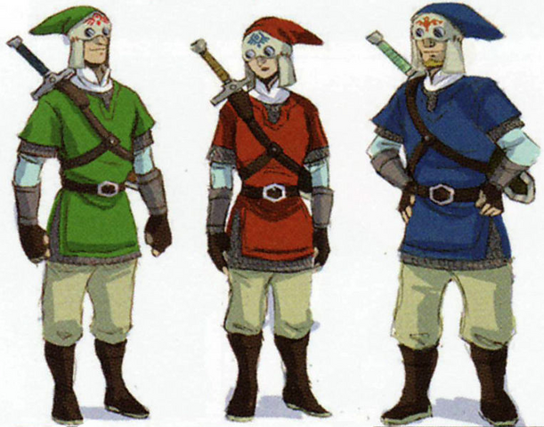 File:Skyward Sword Artwork Knights of Skyloft (Concept Artwork).png