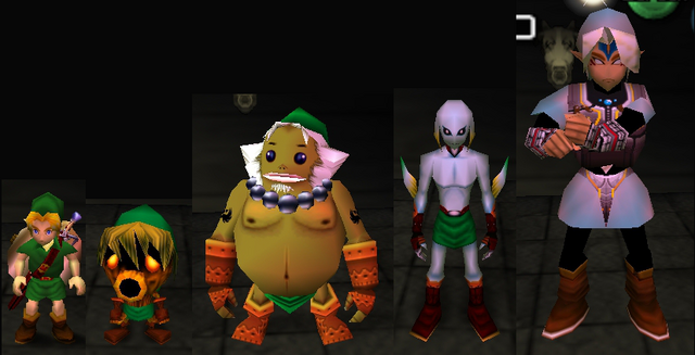 Datei:Alle Formen von Link (Majora's Mask).png