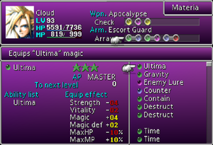 FFVII Ultima