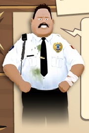 Rent-a-cop rob